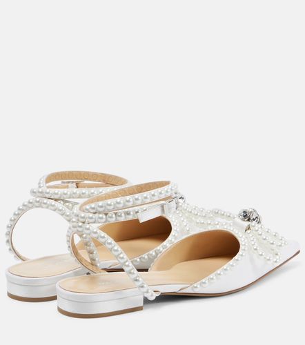 Ballerine Double Bow in satin - Mach & Mach - Modalova