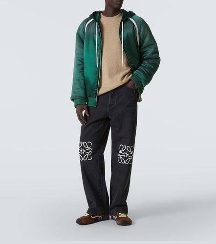 Chaqueta con capucha de satén acolchada - Loewe - Modalova