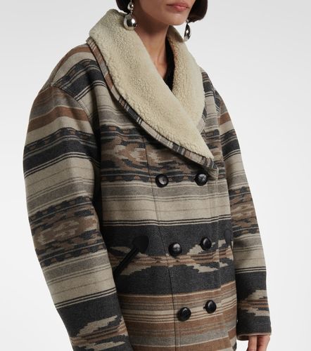 Caban Dorcas con shearling sintetico - Marant Etoile - Modalova