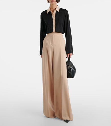 Pio high-rise silk charmeuse blouse - Max Mara - Modalova