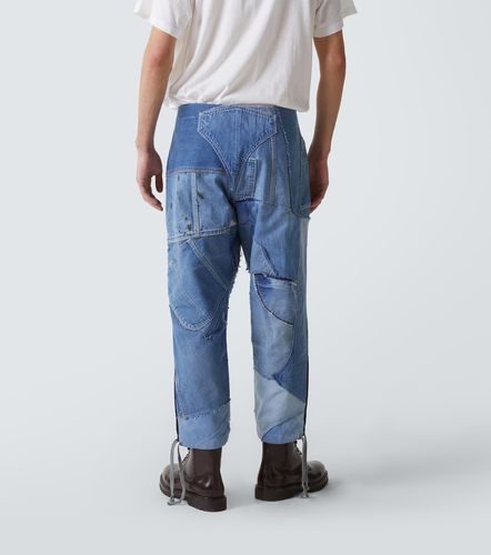 Patchwork straight jeans - Greg Lauren - Modalova