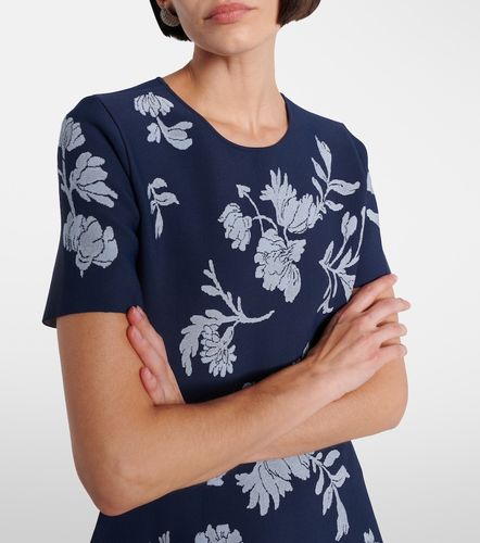 Abito midi in jacquard floreale - Carolina Herrera - Modalova
