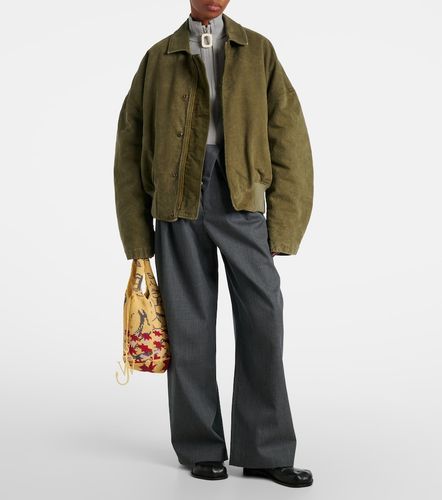 Bomber oversize in cotone - JW Anderson - Modalova