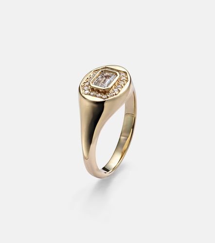 Essential Splurge 14kt pinky ring with diamonds - Stone and Strand - Modalova