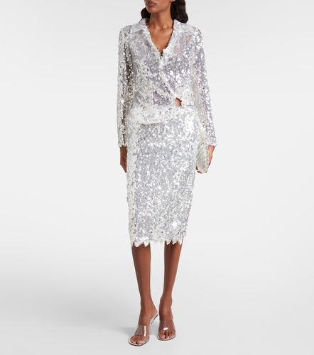 Opaline sequined midi skirt - Christopher Esber - Modalova