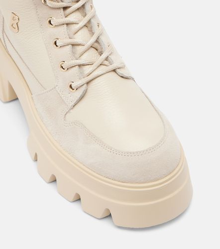 Sapporo suede and leather combat boots - Bogner - Modalova