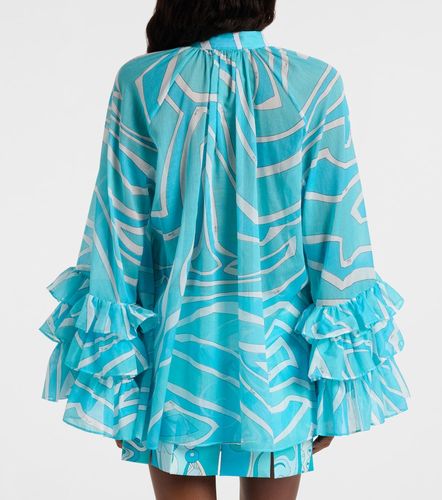 Pucci Marmo ruffled cotton blouse - Pucci - Modalova
