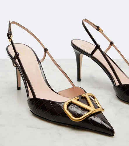 VLogo 80 leather slingback pumps - Valentino Garavani - Modalova