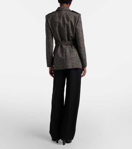 Chloé Weite High-Rise-Hose aus Woll-Gabardine - Chloe - Modalova