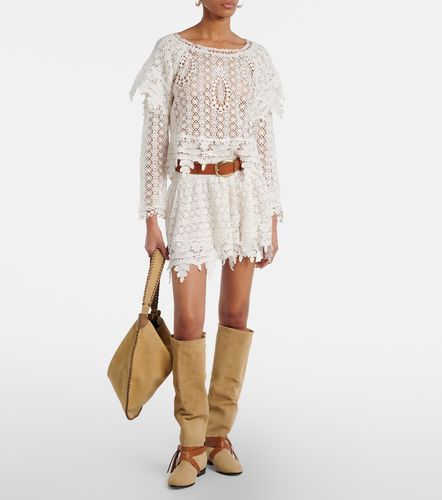 Minifalda Hanta de encaje de algodón - Isabel Marant - Modalova