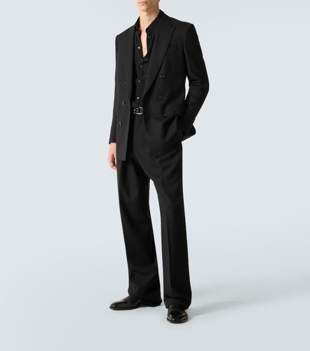 Camicia in crêpe de chine di seta - Dolce&Gabbana - Modalova
