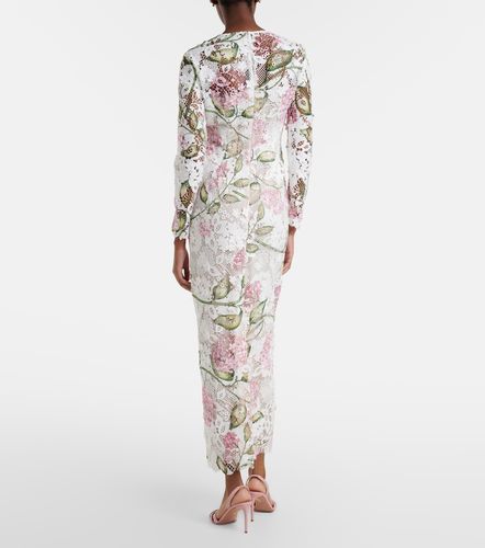 Abito midi in pizzo - Oscar de la Renta - Modalova