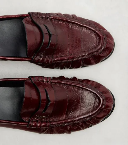 Le Loafer eel leather penny loafers - Saint Laurent - Modalova