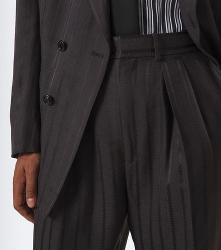 Pantalones de traje rectos en jacquard a rayas - Tom Ford - Modalova