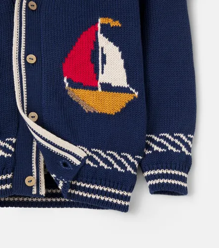 Cárdigan de algodón en intarsia - Pepa London - Modalova