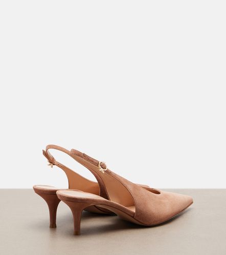 Pumps slingback Robbie in camoscio - Gianvito Rossi - Modalova