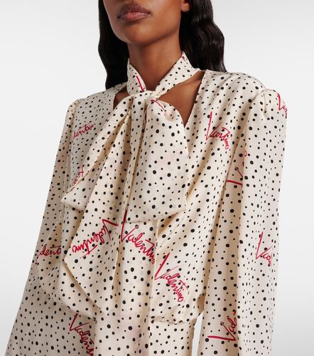 Midikleid aus Crêpe de Chine aus Seide - Valentino Garavani - Modalova
