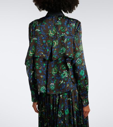 Sacai Blusa con stampa floreale - Sacai - Modalova