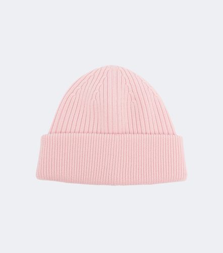 Embroidered ribbed-knit wool beanie - Loewe - Modalova