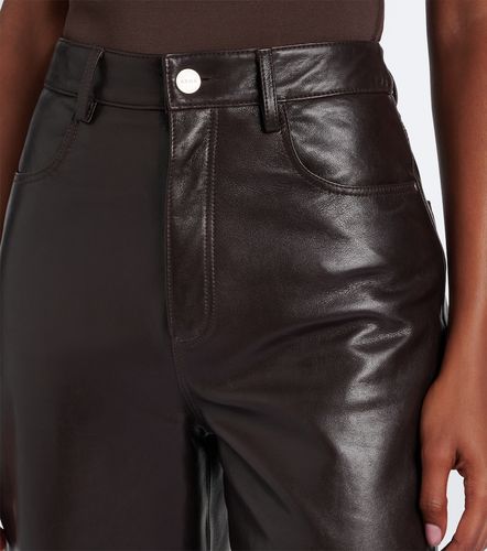 Arma Leather wide-leg pants - Arma - Modalova