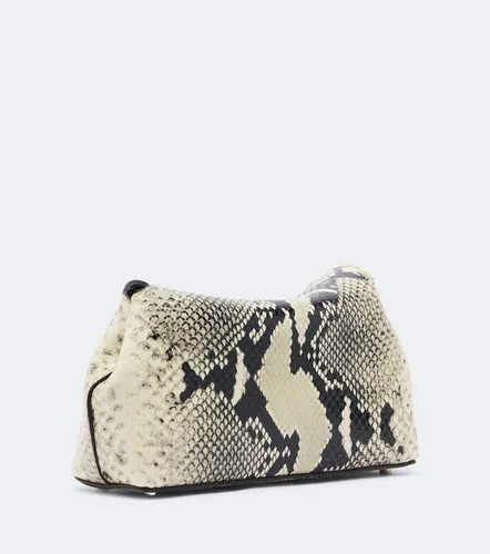 T-Lock Mini snake-effect leather clutch - Toteme - Modalova