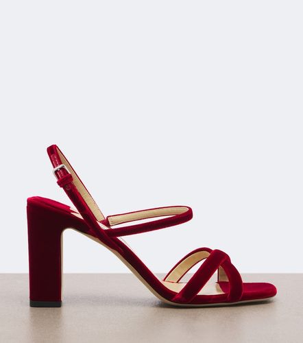 Jimmy Choo Sandali Elsy in velluto - Jimmy Choo - Modalova