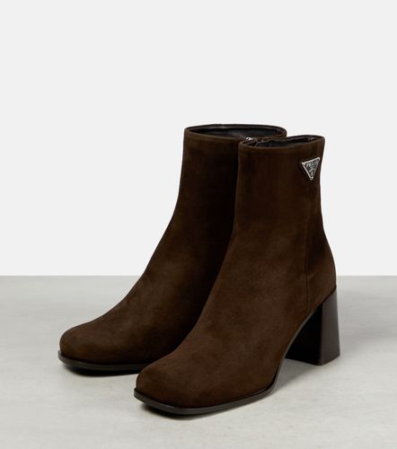 Prada Ankle Boots aus Veloursleder - Prada - Modalova