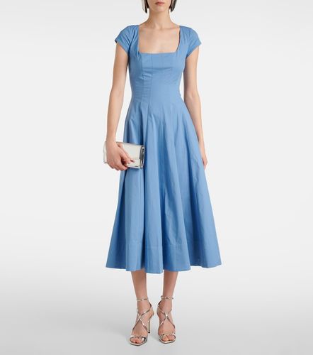 Staud Wells cotton midi dress - Staud - Modalova