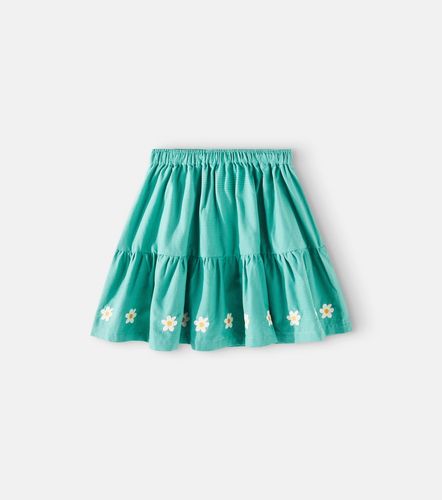 Falda Daisies de algodón a cuadros - Tinycottons - Modalova