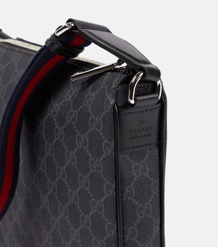 Borsa a tracolla in canvas GG con pelle - Gucci - Modalova