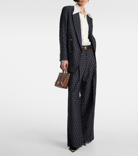 Printed silk-blend satin blouse - Etro - Modalova