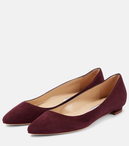 BB suede ballet flats - Manolo Blahnik - Modalova