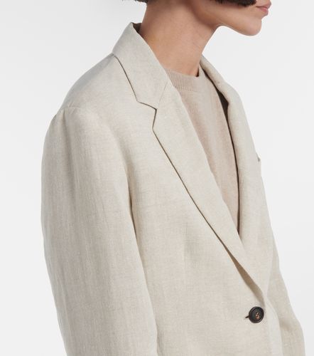 Linen-blend blazer - Brunello Cucinelli - Modalova