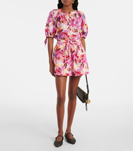 Shorts Rowan de algodón florales - Ulla Johnson - Modalova