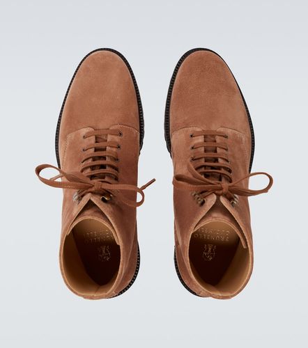 Stivaletti in suede - Brunello Cucinelli - Modalova