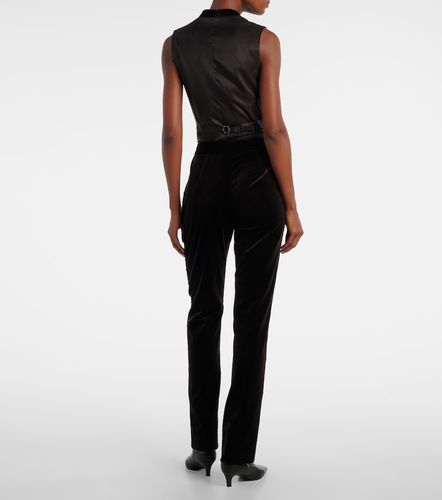 Pantalones rectos de terciopelo en mezcla de algodón - Ralph Lauren Collection - Modalova