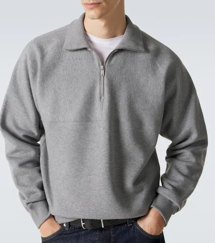 Cotton terry half-zip sweatshirt - Jil Sander - Modalova