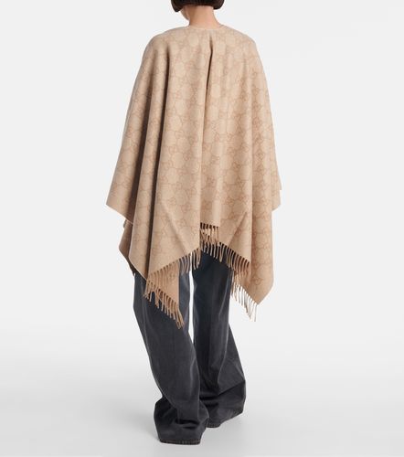 Capa de lamé en mezcla de cachemir con GG - Gucci - Modalova