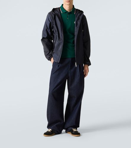 Polo in cotone piqué con logo - Moncler - Modalova