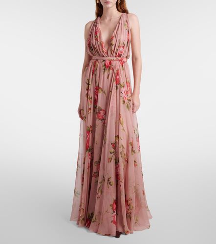 Robe aus Seidenchiffon - Dolce&Gabbana - Modalova