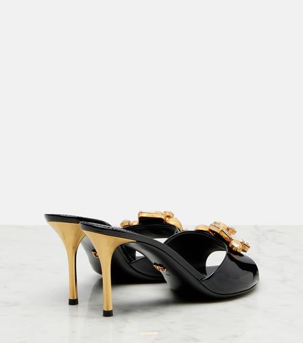 Mules de charol adornados - Dolce&Gabbana - Modalova