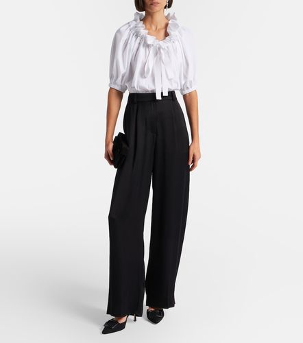 Top cropped de algodón con volantes - Patou - Modalova