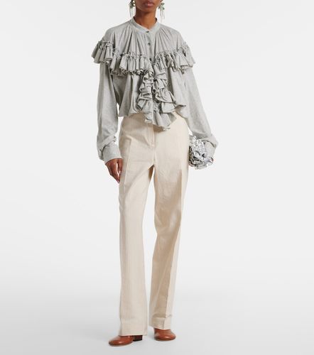 Pantaloni regular Pilar in misto cotone - Dries Van Noten - Modalova