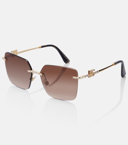 Occhiali da sole DG con cristalli - Dolce&Gabbana - Modalova