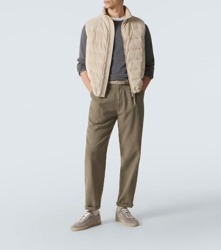 Pullover in cotone a coste - Brunello Cucinelli - Modalova