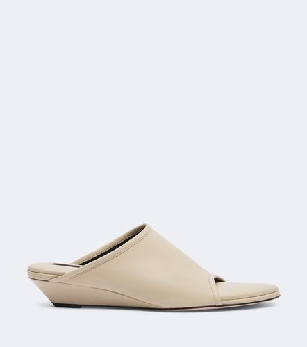Stretch leather wedge mules - Christen - Modalova