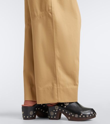 Chloé Pantalones anchos de algodón - Chloe - Modalova
