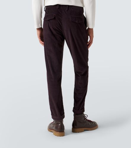 Pantaloni slim in velluto di cotone e cashmere a coste - Eleventy - Modalova