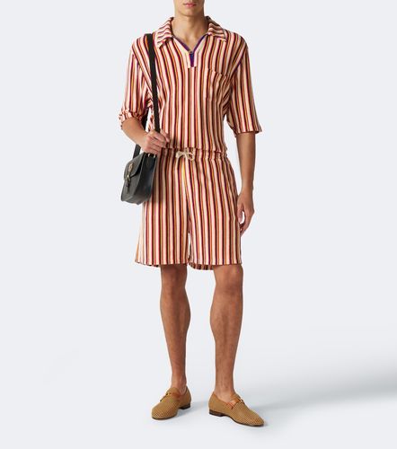Shorts de rizo a rayas - Valentino Garavani - Modalova