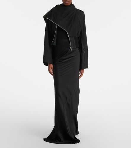 Scarf Flight leather jacket - Rick Owens - Modalova